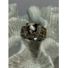 925 STERLING SILVER AGATE CITRINE & BERYL RING SIZE 6