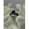 10K WHITE GOLD SPINEL & DIAMOND RING SIZE 6.5
