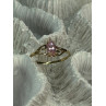 10K YELLOW GOLD MORGANITE RING SIZE 7.5