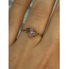 10K YELLOW GOLD MORGANITE RING SIZE 7.5