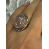 BEAUTIFUL VINTAGE 925 STERLING SILVER MORGANITE RING SIZE 5.5