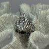 Shiny 925 Sterling Silver CZ Ring Size 6
