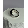 925 Sterling Silver Black Enamel & CZ Men's Ring Size 11