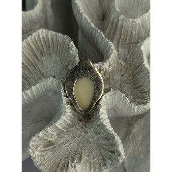 925 Sterling Silver Goddess Face Carved Peridot Pendant Length 1 Inch