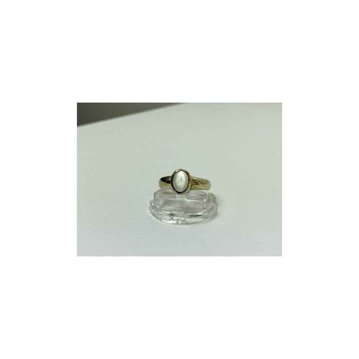 Vintage 925 Sterling Silver Moonstone Ring Size 11.25