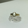 Vintage 925 Sterling Silver Moonstone Ring Size 11.25