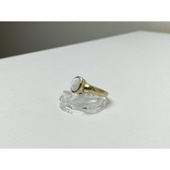 Vintage 925 Sterling Silver Moonstone Ring Size 11.25