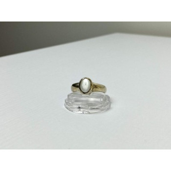 Vintage 925 Sterling Silver Moonstone Ring Size 11.25