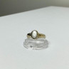 Vintage 925 Sterling Silver Moonstone Ring Size 11.25