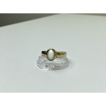 Vintage 925 Sterling Silver Moonstone Ring Size 11.25