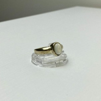 Vintage 925 Sterling Silver Moonstone Ring Size 11.25