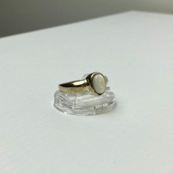 Vintage 925 Sterling Silver Moonstone Ring Size 11.25