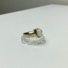Vintage 925 Sterling Silver Moonstone Ring Size 11.25