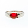 Vintage 925 Sterling Silver Agate Ring Size 7.25