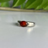 Vintage 925 Sterling Silver Agate Ring Size 7.25