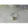 925 Sterling Silver Citrine Ring Size 7.5