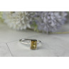 925 Sterling Silver Citrine Ring Size 7.5