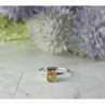 925 Sterling Silver Citrine Ring Size 7.5