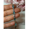 925 STERLING SILVER BRACELET AQUAMARINE LENGTH 7.5 in