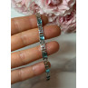 925 STERLING SILVER BRACELET AQUAMARINE LENGTH 7.5 in