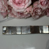 Vintage 925 Sterling Silver Green Jade Bracelet Length 7 in