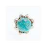 925 Sterling Silver Larimar Ring Size 6.75