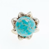925 Sterling Silver Larimar Ring Size 6.75