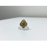 925 Sterling Silver Gold Plated Citrine Ring Size 5.5