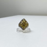 925 Sterling Silver Gold Plated Citrine Ring Size 5.5