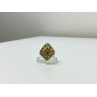 925 Sterling Silver Gold Plated Citrine Ring Size 5.5