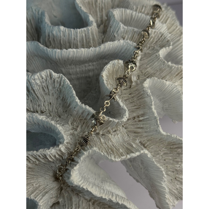 Summer Ocean Mood 925 Sterling Silver Bracelet Length 7.5
