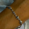 Summer Ocean Mood 925 Sterling Silver Bracelet Length 7.5
