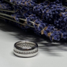 925 Sterling Silver CZ Ring Size 6