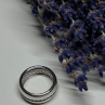 925 Sterling Silver CZ Ring Size 6