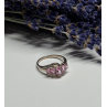 925 Sterling Silver Pink Spinel Ring Size 7