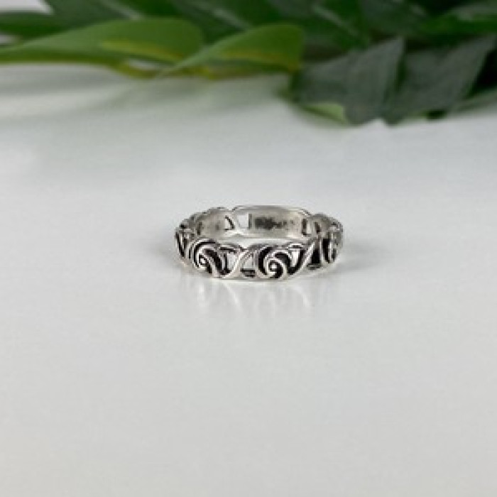 Vintage Sterling Silver Ring Size 10.25