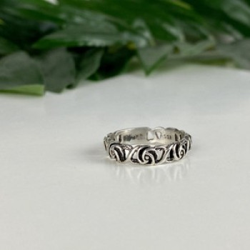 Vintage Sterling Silver Ring Size 10.25