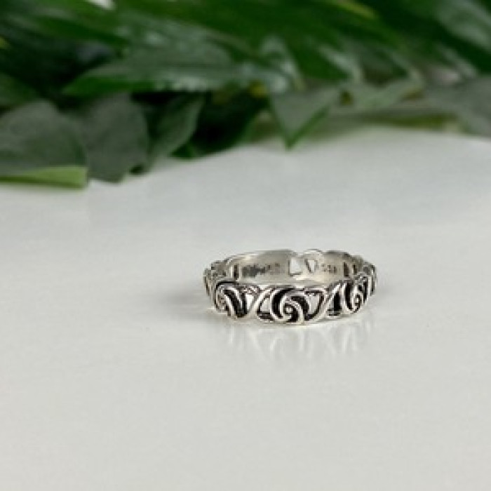 Vintage Sterling Silver Ring Size 10.25