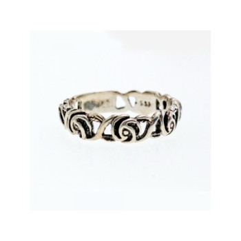 Vintage Sterling Silver Ring Size 10.25