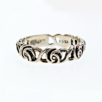 Vintage Sterling Silver Ring Size 10.25