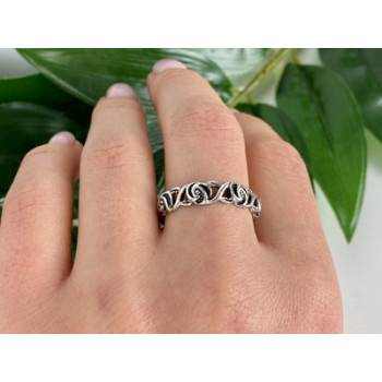 Vintage Sterling Silver Ring Size 10.25