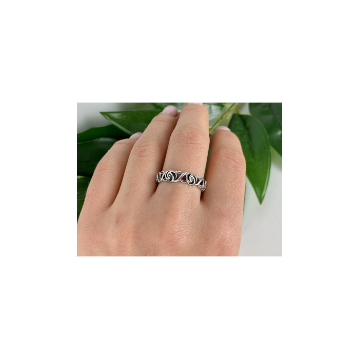 Vintage Sterling Silver Ring Size 10.25