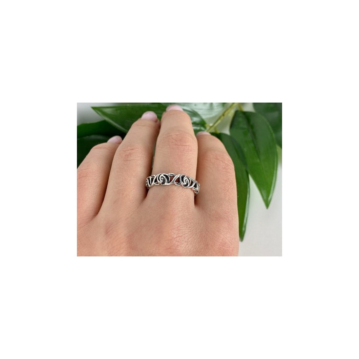 Vintage Sterling Silver Ring Size 10.25