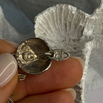 Summer Ocean Shell Star 925 Sterling Silver Bracelet Length 7