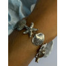 Summer Ocean Shell Star 925 Sterling Silver Bracelet Length 7