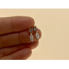 14K YELLOW GOLD CZ EARRINGS
