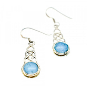 925 Sterling Silver Larimar Earrings