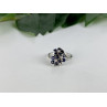 925 Sterling Silver Sapphire & CZ 