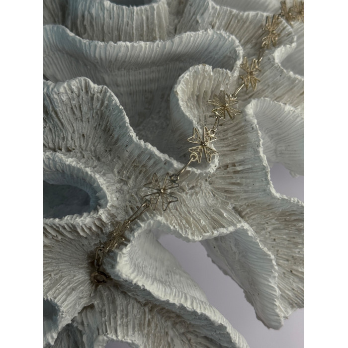 Lovely 925 Sterling Silver Bracelet Length 7