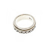 Vintage 925 Sterling Silver Spinner Band Ring Size 6.75